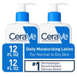 CeraVe Daily Moisturizing Lotion For Normal to Dry Skin 355ml (Pack of 2)