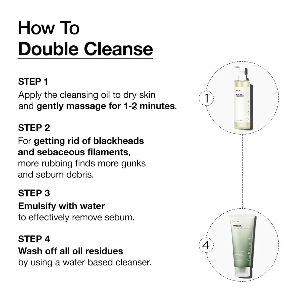 ANUA | Double Cleanser Duo for Facial Cleansing