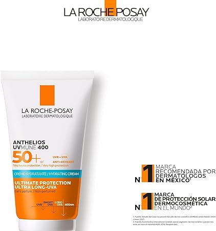 La Roche Posay Anthelios  Hydrating sunscreen  SPF50