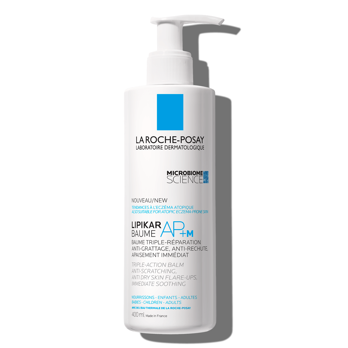 LA ROCHE POSAY LIPIKAR AP+M DAILY REPAIR FACE AND BODY MOISTURIZER FOR DRY SKIN 400ML