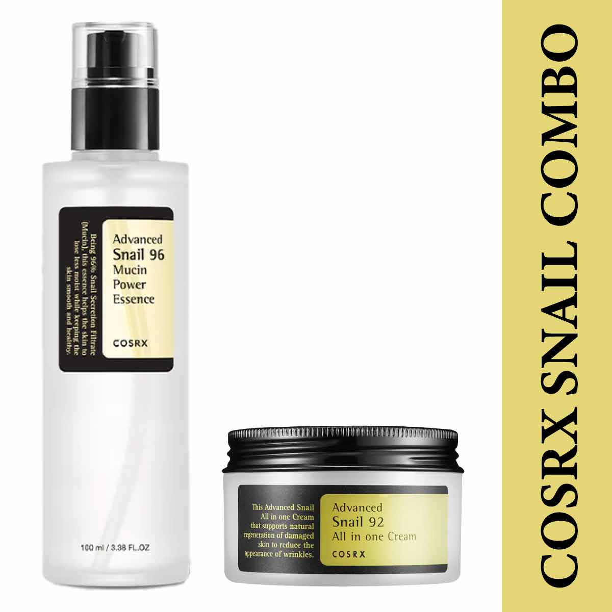 COSRX SNAIL ESSENCE+ SNAIL CREAM COMBO